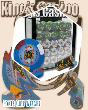 Heavy clay poker chips