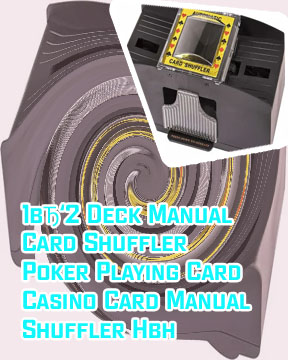 Poker card shuffler machine