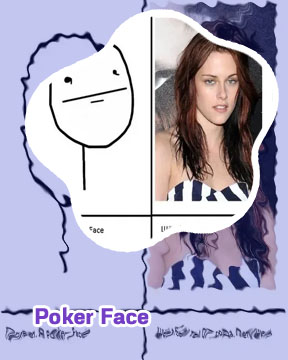 Poker face with friends