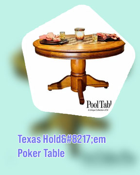 Used poker table