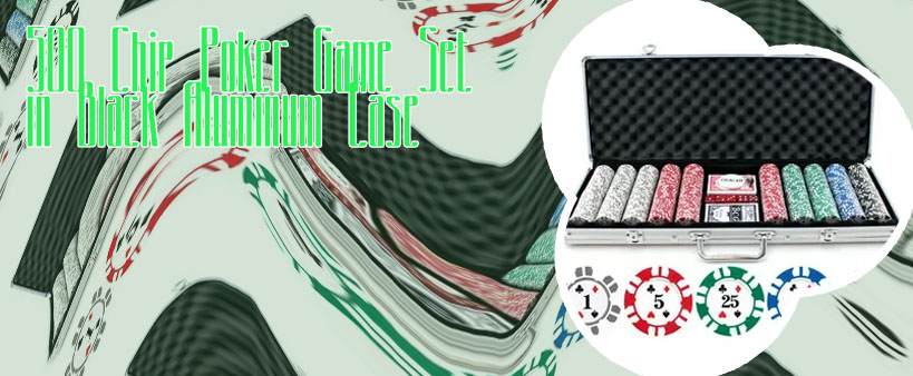 Weighted poker chip set